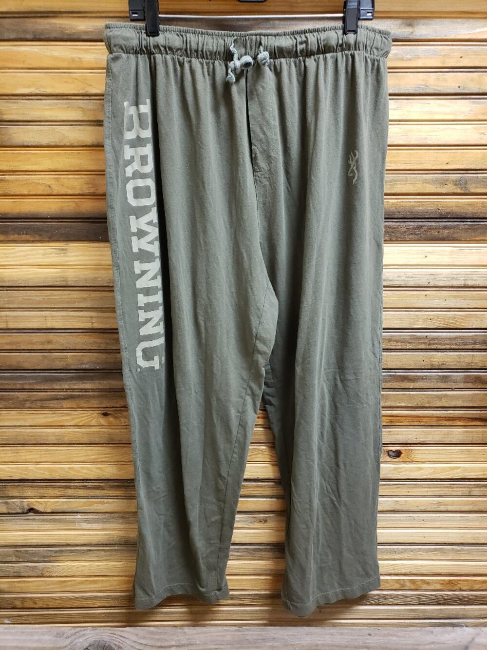 Browning Men's Olive Green Lounge Pants Pajamas Size XL